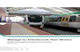 Malaga to Ellenbrook Rail Works - EPA WA · 2020. 2. 7. · stations at Malaga, Whiteman Park and Ellenbrook with intermodal rail, bus, carpark, and active mode (cycling and walking)