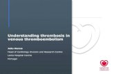 Understading thrombosis in venous tromboembolism Understanding thrombosis in venous thromboembolism.