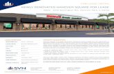 NEWLY RENOVATED HANOVER SQUARE FOR LEASE ... 6602 - 6772 Barrington Rd., Hanover Park, IL 60133 NEWLY