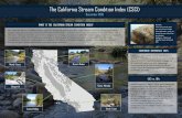 The California Stream Condition Index (CSCI)CSCI vs. IBIs Chaparral Desert-Modoc Sierra Nevada South Coast The California Stream Condition Index (CSCI) December 2015 Central Valley
