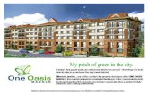 One Oasis Mabolo, Cebu: My patch of green in the city. · One Oasis – Mabolo, Cebu offers three product offerings suitable for your needs. Studio units tailor fit for bachelors