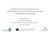 (Un)just structures and practises of collaboration in rural ... Dossier Präsi...(Un)just structures and practises of collaboration in rural social entrepreneurship –international