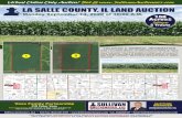 LA SALLE COUNTY, IL LAND AUCTION...LA SALLE COUNTY, IL LAND AUCTION Monday September 14, 2020 at 10:00 A.M. 158 Acres± Selling as 2 Tracts LOCATION & GENERAL INFORMATION Tract 1 is