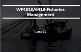 WF4313/6413-Fisheries Management · Exam I • Exam was 127 points…2 extra points for you • Add 4.7pnts to Exam grade to account for bad questions (AKA-I wrote a crappy question