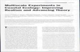 Multiscale Experiments in Coastal Ecology: Improving ......Articles Multiscale Experiments in Coastal Ecology: Improving Realism and Advancing Theory JOHN E. PETERSEN, W. MICHAEL KEMR