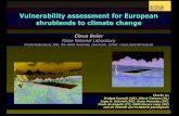 Vulnerability assessment for European shrublands to ... · Root growth Plant species change Phenology Fauna & Herbivory SOIL C&N mineralisation Nutrient cycling Litterfall & decay