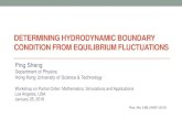 Determining Hydrodynamic Boundary Condition from ...helper.ipam.ucla.edu/publications/po2016/po2016_12798.pdfNon-equilibrium MD Simulation •Non-equilibrium MD simulation has been