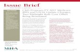 Issue Brief - MHA Proposes FY 2017 Medic… · developed standardized notice, the Medicare Outpatient Observation Notice, to a Medicare beneficiary or enrollee who has been receiving