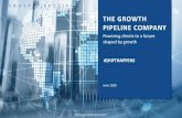 THE GROWTH PIPELINE COMPANY · Business models and pricing models assessment - Follow-on project to develop commercial approaches for the digital plays 2018 Largest NA automation