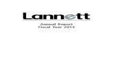Annual Report Fiscal Year 2014 - lannett.investorroom.comlannett.investorroom.com/.../2014_Annual+Report... · Stellar Financial Results Comparing fiscal 2014 with the prior fiscal