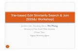 Trie-based Edit Similarity Search & Join [SSS&J Workshop]leser/search... · Cross-document Coreference Resolution (CDCR) Requires finding highly similar “mentions” based on a