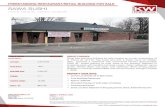 FREESTANDING RESTAURANT/RETAIL BUILDING FOR SALE · • Free Standing Restaurant • Approx. 2,645 SF • Abundant Parking on both sides of building • Commercial Kitchen • Great