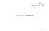 Loreburn Housing Association Limited Financial Statements ... · Management Committee and Executive Team are confident following a settling in period the new service and our ambitious