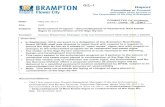 New S2rl BRAMPTON Report brampton.ca FlOWef City · 2014. 6. 20. · S2rl BRAMPTON Report Committee of Council Committee of the Council of The Corporation of the City of Brampton.