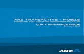 ANZ TRANSACTIVE - MOBILE · ANZ Transactive and ANZ Transactive – Mobile are provided by Australia and New Zealand Banking Group Limited (ACN 005 357 522) (“ANZ”) and not Apple