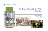 The Emergence of the Public - UC Berkeley School of ...courses.ischool.berkeley.edu/i103/f07/slides/HofiGN9-24c18PubSph.pdfaspects of nature and art, as conceptualized by the occult