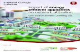 Impact of energy efficient appliances on network utilisation · energy-efficient alternatives. In order to develop planning assumptions, Distribution Network Operators (DNOs) need