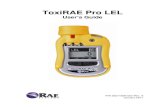ToxiRAE Pro LEL - Ribble Enviro Ltd · The ToxiRAE Pro LEL is the world’s first wireless personal combustible gas monitor. The ToxiRAE Pro LEL takes worker protection to the next