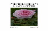 September 2017 Newsletter - Mendlesham · Opening 30 March 2017 Suppling trees, shrubs, perennials. Garden design and consultations, please ring for info. Based at The Stackyard,