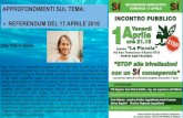 APPROFONDIMENTI SUL TEMA: REFERENDUM DEL 17 …...Il 17 aprile gli italiani potranno votare per il referendum sulle piattaforme in mare entro le 12 miglia marine per la ricerca e l'estrazione