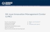 04. Lean Innovation Management Center (LINC)st.inf.tu-dresden.de/files/teaching/ws18/saab/... · 14 Software as a Business CLIP Hypothesis Testing for Lean Product Development Task