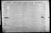 The Adair County news.. (Columbia, Kentucky) 1901-03-20 [p ].nyx.uky.edu/dips/xt7zpc2t5p4r/data/0054.pdfT THE ADAIR COUNTY NEWS VOLUME 4 001UMBIA AUAUtOOUlSnKBMTnOKIi WEDNESDAY MAKOH
