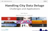 IBM - Dublin Research Lab Handling City Data Deluge · •Where places are and what’s near me Transport •Public transportation schedules, location of transports etc. Events •What’s
