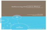 for Influencing Education Policyleveraging their investments and increasing their impact in advancing improvements com-munity-wide, statewide or nationally. For founda-tions, influencing