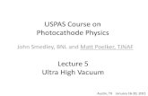 USPAS Course on Photocathode Physicsuspas.fnal.gov/materials/12UTA/Cathode_5.pdfIon Pump Fun Facts •Electrons leave anode and get trapped inside cylinder (i.e., Penning cell) by