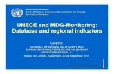 UNECE and MDG-Monitoring: Database and regional indicators€¦ · UNECE Statistical Division Slide 11 Metadata in Footnotes: Reference to document and original source of data Primary