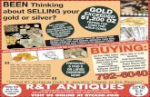 BEEN Thinking about SELLING your GOLD EXCEEDED gold or … · GOLD JEWELR Y, EVEN BROKEN JEWELRY! CLEAN OUT THAT JEWELR Y BOX OF JEWELR Y YOU NEVER WEAR OR THAT EST ATE JEWELRY THA
