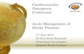 Cardiovascular Emergency Conference Acute Management of ...ijncollege.edu.my/PDF/IJN talk 050414-dr-siva-seeta.pdf · Ischemic VS Hemorrhagic Stroke: Incidence & Mortality 75% 25%
