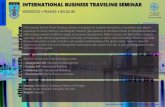 INTERNATIONAL BUSINESS TRAVELING SEMINARINTERNATIONAL BUSINESS TRAVELING SEMINAR MOROCCO • FRANCE • BELGIUM Students choose one of the following courses: Management 325: International