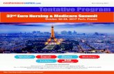 conferenceseries Euro Nursing 2017 Tentative Program...Tentative Program October 26-28, 2017 Paris, France 32nd Euro Nursing & Medicare Summit Scientific Program Registrations Opening