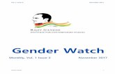 Gender Watch · 11/5/2017  · The authors note that under WIFS, Pondicherry has recently emerged as a better performing region with regards to anaemia in women and children. According