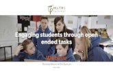 Engaging students through open ended Students thrآ  Engaging students through open ended tasks Thomas