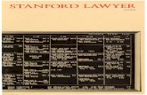 Stanford Lawyer issue-06 1970-FALL · Those ofyou who came back to Stanford for the 1970 Summer Alumni College on the Environment brought legal training to the investigation of environmental