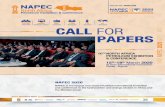 CALL FOR PAPERS NAPEC 2020napec.events/Docs/CallForPaper2020v2.pdfcarbons and energy industry value chain and companies driving North Africa’s industry future. The following main