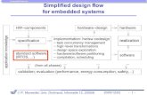 Universität Dortmund Simplified design flow for embedded ...€¦ · P. Marwedel, Univ. Dortmund, Informatik 12, 2005/6 - 1 - Universität Dortmund Simplified design flow for embedded