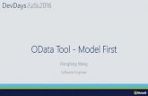 OData Tool - Model First · Background •Nowadays companies which produce internet applications (web/mobile) depend on RESTful APIs to fulfill different business needs. •Exposing