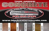 BlackwaterConcrete · 2018. 6. 6. · BlackWater Concrete offers custom concrete benches and tables n. Fireplaces n. Brick Ovens n. nWalls n. Outdoor Countertops n Concrete table