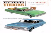 Dezo's Garage - American & Foreign PDF Car Brochures...Ranchero), dome light, rearview mirror, spare tire and wheel, sun visor (left side Sedan Delivery, both sides Falcon Ran- chero),