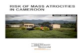 RISK OF MASS ATROCITIES IN CAMEROON...Cameroon currently ranks number nine of countries at risk of mass killing in the Simon-Skjodt Center’s 1 The situation has deteriorated significantly