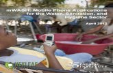 mWASH: Mobile Phone Applications for the Water, Sanitation, and … · 2014. 3. 9. · mWASH: Mobile Phone Applications for the Water, Sanitation, and Hygiene Sector 2 About the Pacific