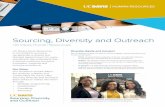 Sourcing, Diversity and Outreach · Veteran Self-Identification Campaign and the Staff Diversity Data Workshop. We provide trainings, presentations and resources to the campus and