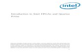 Introduction to Intel FPGAs and Quartus Prime€¦  · Web viewadvised to obtain the latest version of device specifications before relying on any published information and before