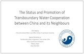 Status of Transboundary Cooperation between China and its … · 2017. 6. 13. · Data & Info China-Mekong River Commission (since 2003) ... (officially the European Recovery Program).