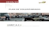 PLAN DE VOLUNTARIADO - Jarit.org asociación civilHorario Atención Responsable voluntariado 5 Plan de voluntariado - Introducción 6 Plan de voluntariado – Conceptos claves 10 ...