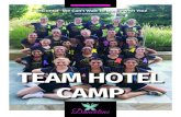 TEAM HOTEL CAMP...sessions. This includes our opening session, closing sessions, leadership and team sessions and director sessions. We WILL allow directors to film routines that their