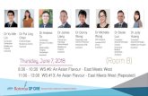 East Meets West: Respiratory - GP CME North/Thur_Room8_0838_Wong...8:30 - 10:30 WS #6: An Asian Flavour - East Meets West 11:00 - 13:00 WS #13: An Asian Flavour - East Meets West (Repeated)